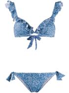Emmanuela Swimwear Myrto Ruffled Bikini - Blue