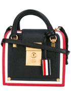 Thom Browne Cricket Stripe Mrs. Thom Mini Bag - Black