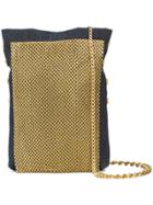Laura B Studded Disco Bag - Metallic