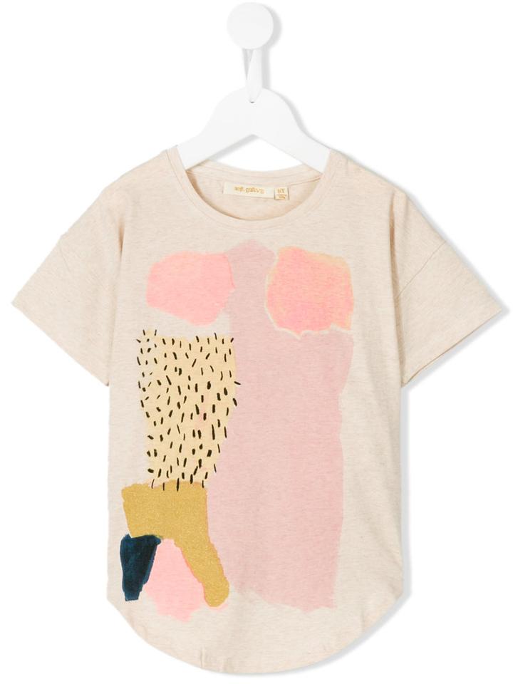 Soft Gallery - Amaris T-shirt - Kids - Cotton/spandex/elastane - 8 Yrs, Nude/neutrals