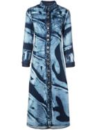 Proenza Schouler Dyed Denim Dress - Blue