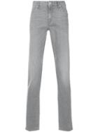 Pt05 Distressed Effect Regular Jeans - Grey