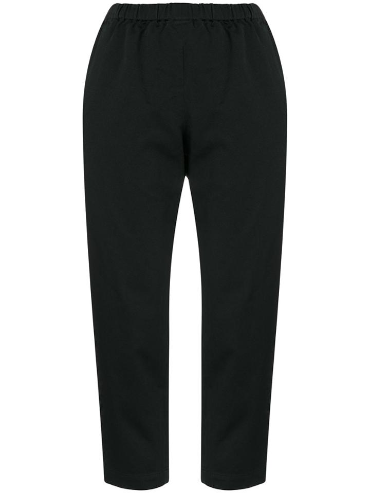 Comme Des Garçons Comme Des Garçons Cropped Trousers - Black
