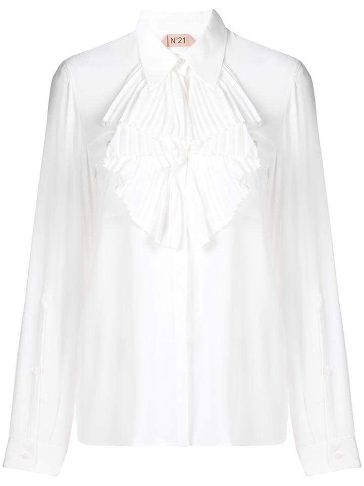 No21 Frills Blouse - White