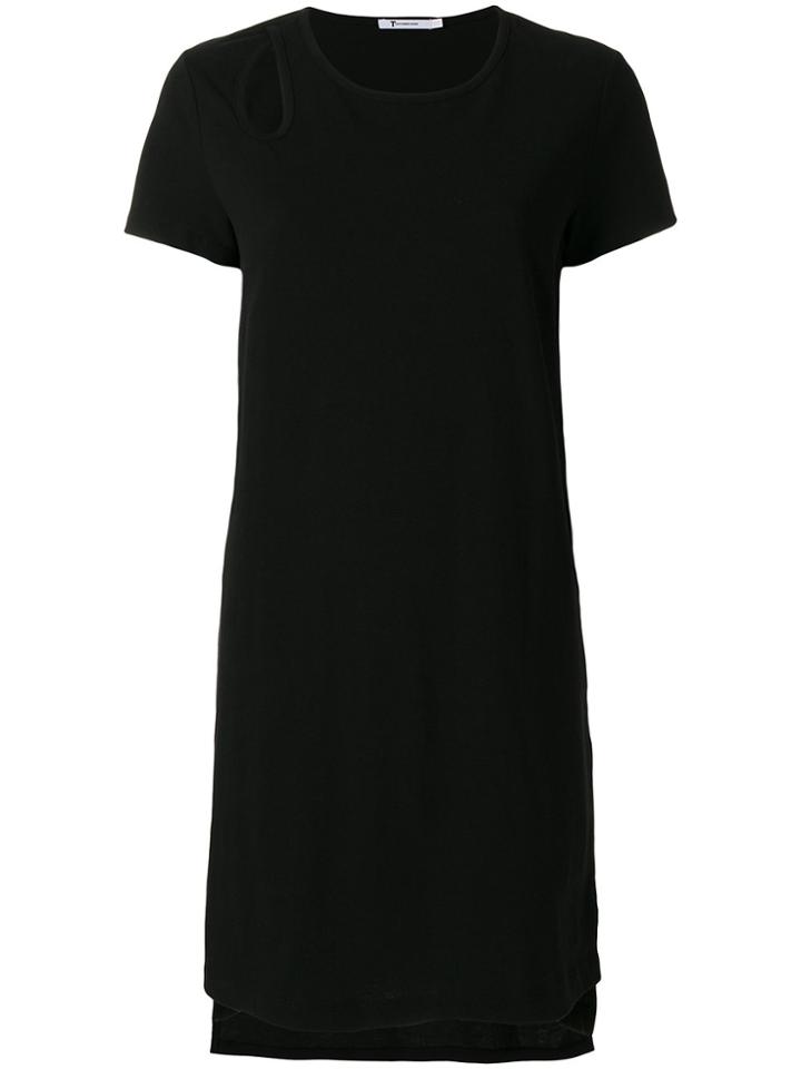 T By Alexander Wang Teardrop Cutout Dress - Black