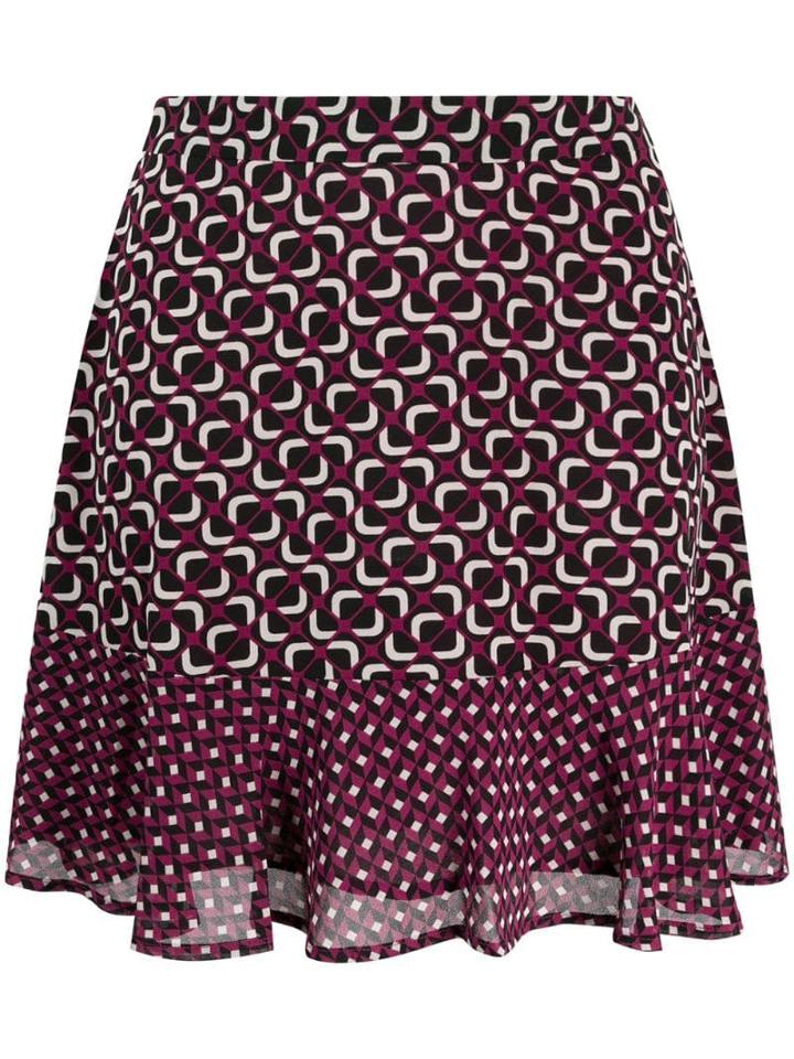 Michael Michael Kors Geo Print Mini Skirt - Pink