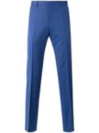 Boss Hugo Boss Tailored Trousers, Men's, Size: 50, Blue, Virgin Wool/viscose