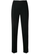 Fendi High Waisted Straight Leg Trousers - Black