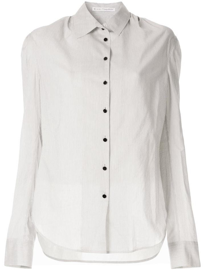 Olivier Theyskens Striped Shirt - White