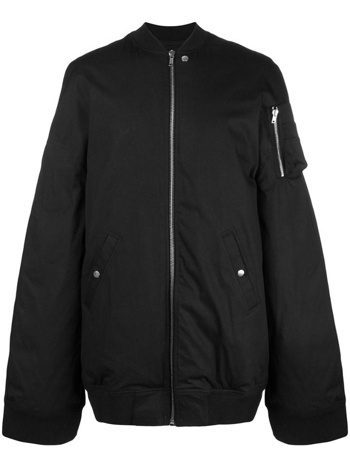 Rick Owens Sisyphus Moody Flight Jacket - Black