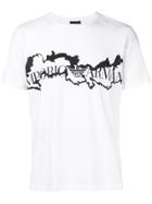 Emporio Armani Rip Print T-shirt - White