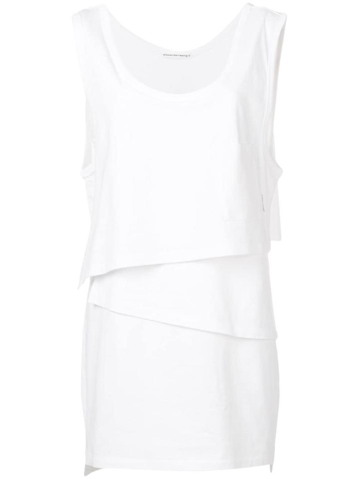 T By Alexander Wang Layered Style Dress - White