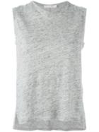 Rag & Bone Chest Pocket Tank, Women's, Size: Xs, Grey, Linen/flax