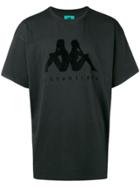 Kappa Danilo Paura X Kappa Logo Print T-shirt - Black