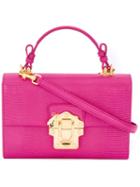Dolce & Gabbana Lucia Tote, Women's, Pink/purple, Leather