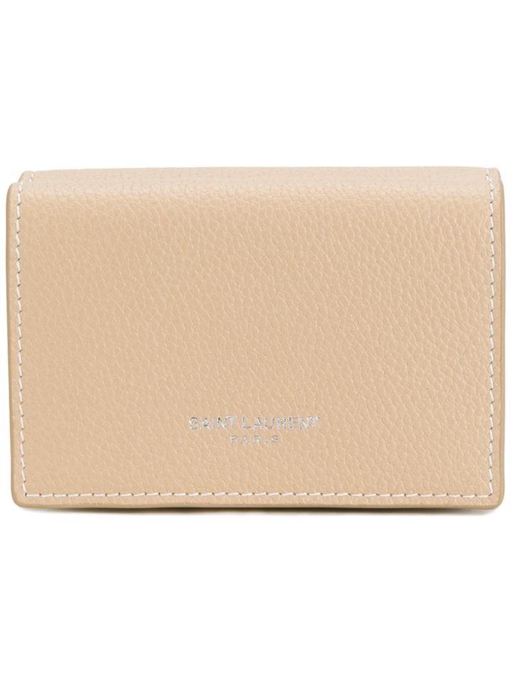 Saint Laurent Classic Bi-fold Wallet - Nude & Neutrals