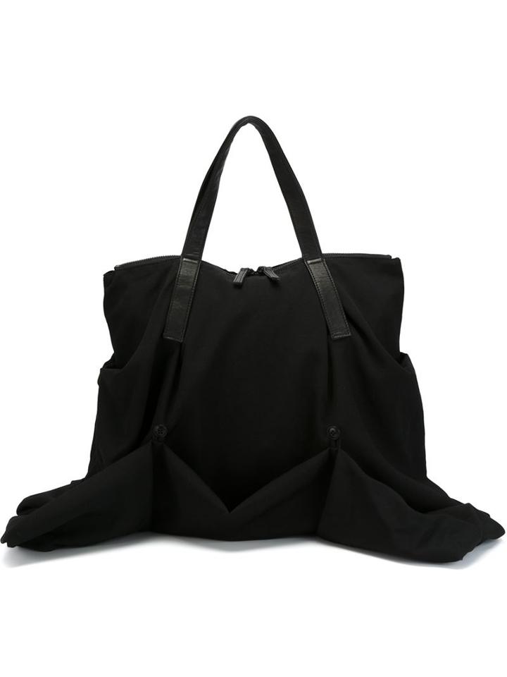 Yohji Yamamoto Draped Tote, Women's, Black