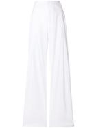 Givenchy Flared High-waisted Trousers - White