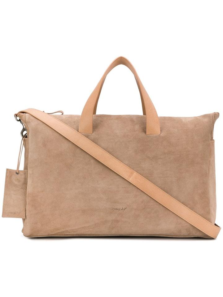 Marsèll Oversized Logo Tote - Blue