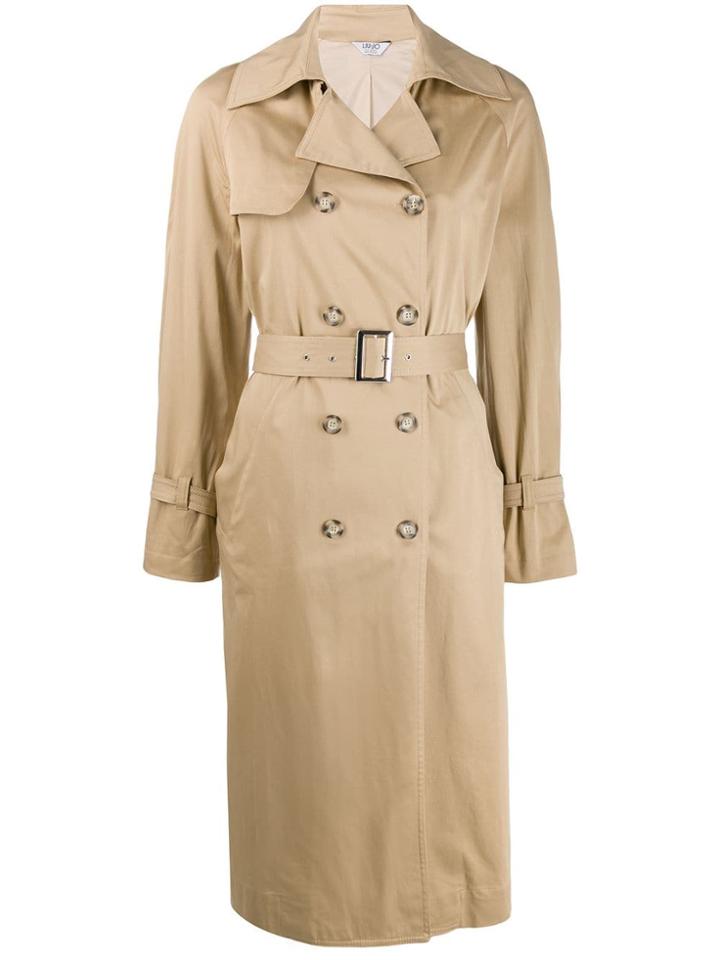 Liu Jo Belted Trench Coat - Neutrals