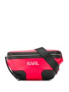 Karl Lagerfeld K/athleisure Belt Bag - Red