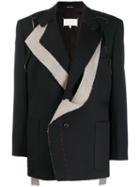 Maison Margiela Asymmetric Tailored Blazer - Black