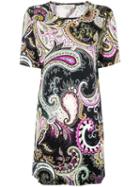 Etro Paisley Print Dress, Women's, Size: 42, Silk