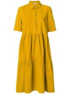 Henrik Vibskov Flared Shirt Dress - Yellow & Orange