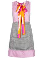 Emilio Pucci Front Lace-up A-line Dress - Multicolour