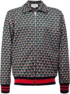Gucci Geometric Print Bomber Jacket - Multicolour