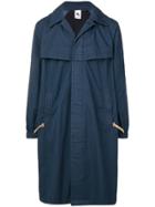 Nikelab Loose Double Breasted Coat - Blue