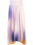 A.l.c. Micro Pleated Midi Skirt - Purple
