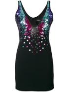Dsquared2 - Star Sequin-embellished Mini Dress - Women - Polyester/spandex/elastane/acetate/glass - 42, Women's, Black, Polyester/spandex/elastane/acetate/glass