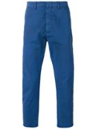 Pence - Side Panel Trousers - Men - Cotton/spandex/elastane - 50, Blue, Cotton/spandex/elastane