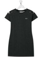 Karl Lagerfeld Kids Teen Sequin Patch Short Dress - Grey