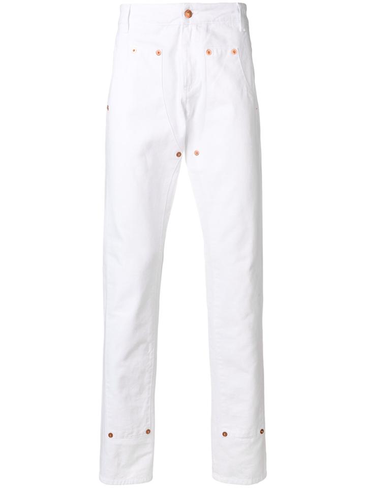 Paura Adam Jeans - White