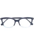 Fendi Eyewear Square Frame Glasses - Blue