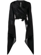 Rick Owens Bat Sleeve Blouse - Black