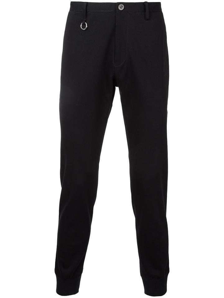 Estnation Slim-fit Trousers - Black