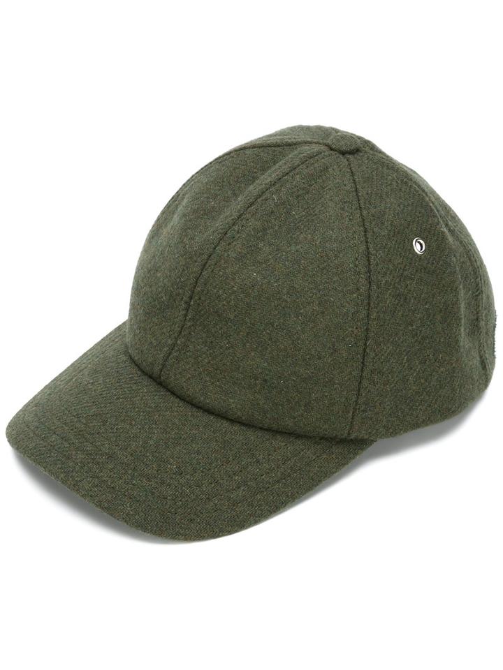 Ami Alexandre Mattiussi - Cap - Men - Virgin Wool/polyimide - One Size, Green, Virgin Wool/polyimide