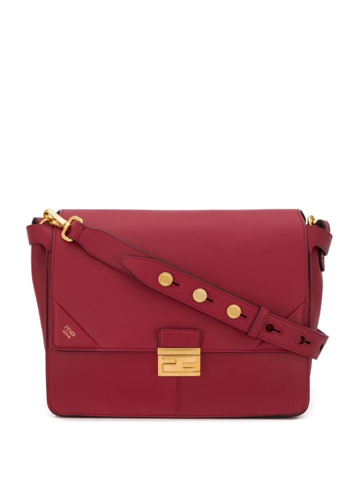 Fendi Kan U Large Tote - Red