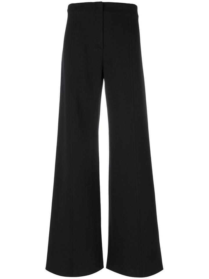 Philosophy Di Lorenzo Serafini - Classic Palazzo Pants - Women - Cotton/polyethylene - 40, Black, Cotton/polyethylene