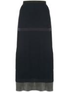 Undercover Layered Skirt - Blue