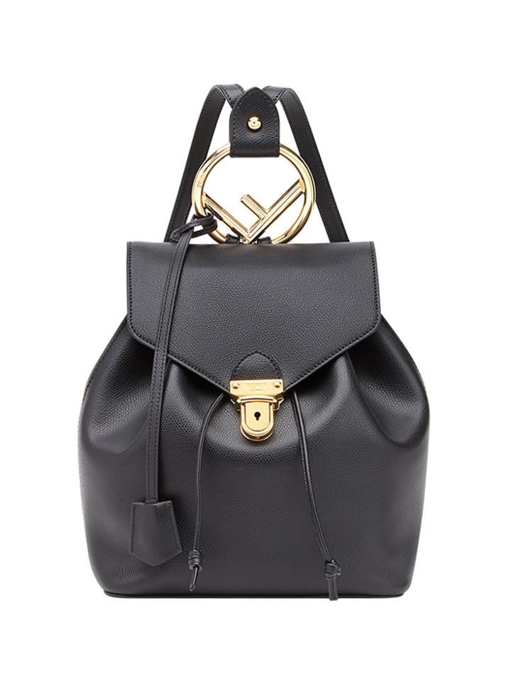 Fendi Classic Logo Backpack - Black