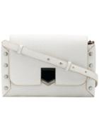 Jimmy Choo Lockett Shoulder Bag - White