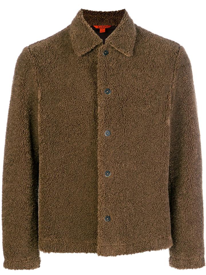 Barena Lightweight Teddy Jacket - Brown