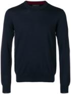 Prada Shell-trimmed Sweater - Blue