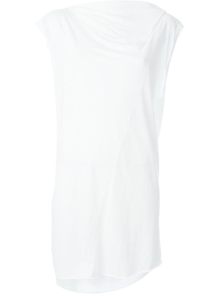 Lost & Found Ria Dunn Wrapped Neck Tunic, Women's, Size: Medium, White, Cotton