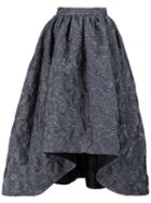 Christian Siriano Cloqué Asymmetric Full Skirt