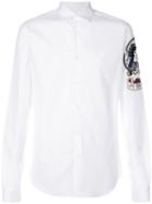 Valentino - Tattoo Embroidered Shirt - Men - Cotton/polyester - 38, White, Cotton/polyester